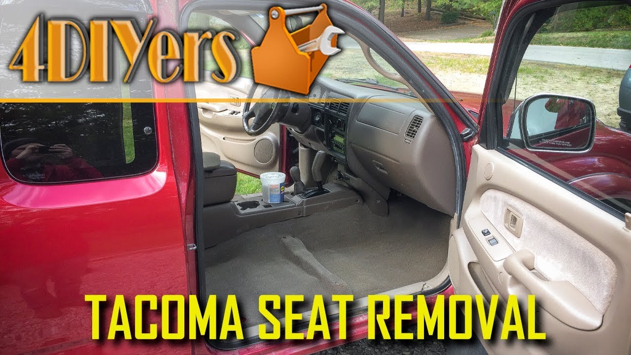 How to Remove the Front Seat on a First Gen Toyota Tacoma