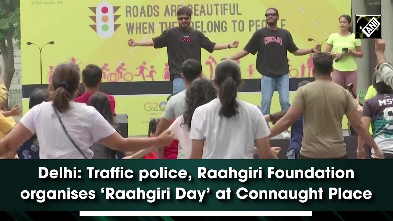 Delhi: Traffic police, Raahgiri Foundation organises &lsquo;Raahgiri Day&rsquo; at Connaught Place