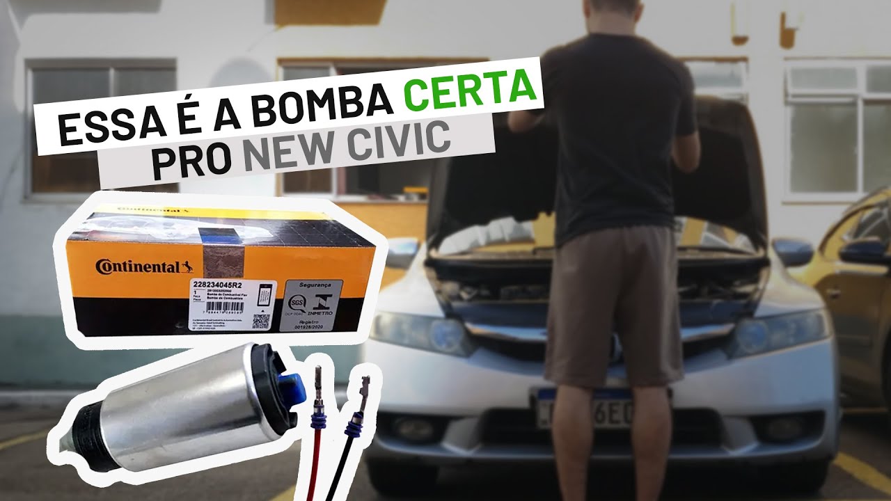 GUIA DETALHADO: Substituindo o Refil da Bomba Elétrica de Combustível do Honda New Civic