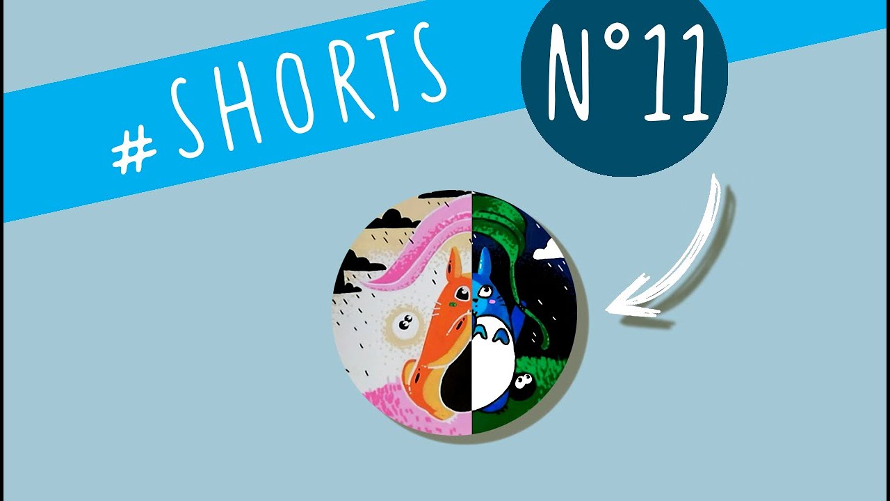 Challenge : Dessiner en n&eacute;gatif ! #shorts
