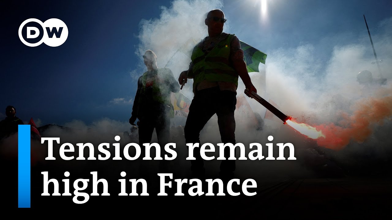 Macron defends unpopular pension reforms | DW News