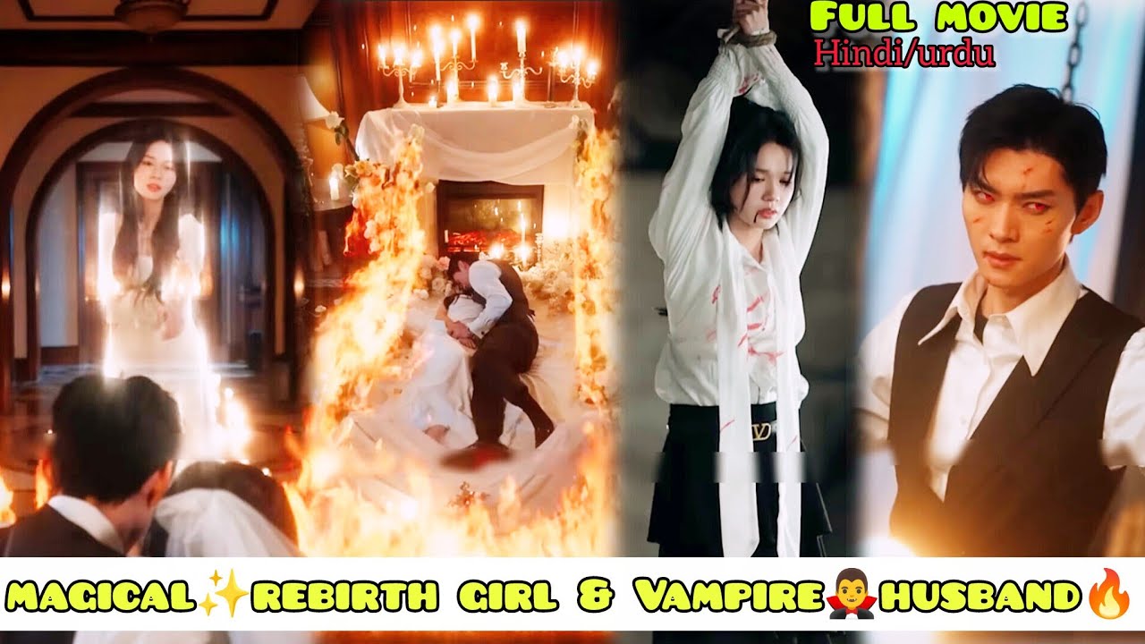 Magical✨ Rebirth Girl and Vampire🧛‍♂️ Husband🔥 Explain in hindi #asianentmt #magicaldrama #cdrama 