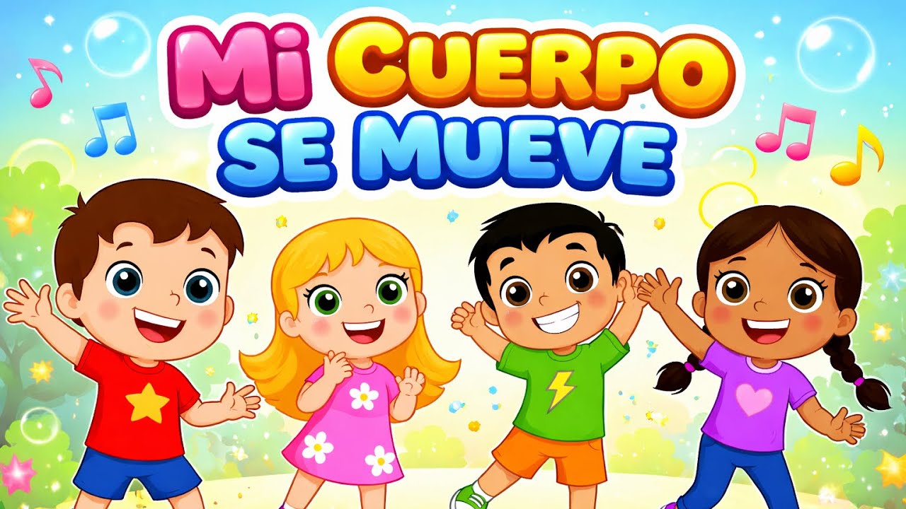 🎶 Mi Cuerpo Se Mueve | Canción Infantil para Bailar y Aprender 🕺💃| Los Pequeños TV