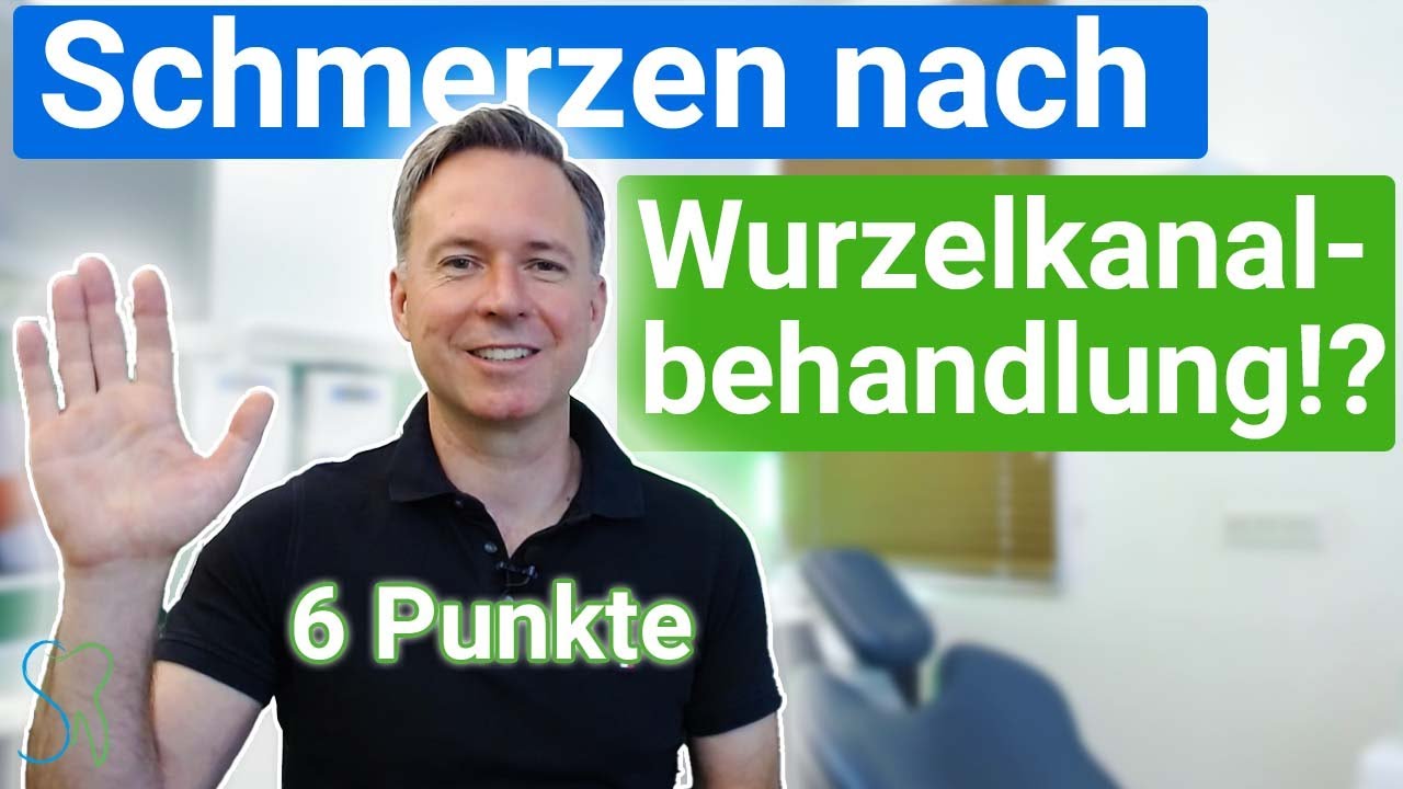 🦷Wurzelfüllung, deshalb hast du Schmerzen | 6 Punkte