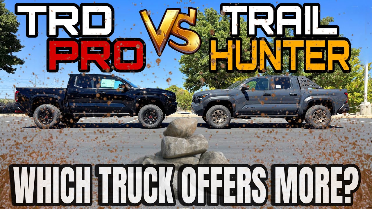 2025 Toyota Tacoma: TrailHunter VS TRD Pro: Why Is The Overlander Less Money???
