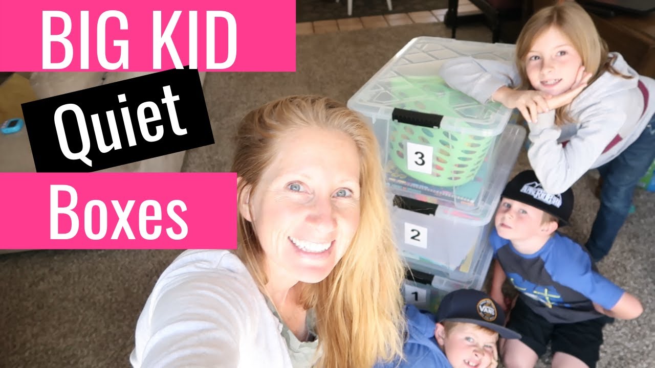 Big Kid Quiet Time Boxes