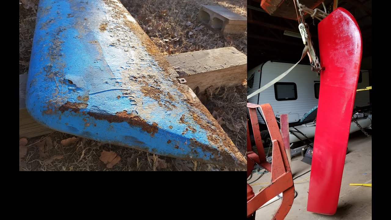 Refinishing a Catalina 22 keel Ep 212 Part 2