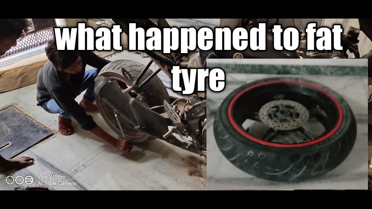 Removing Fat Tyre from yamaha R15 v2(what happened)