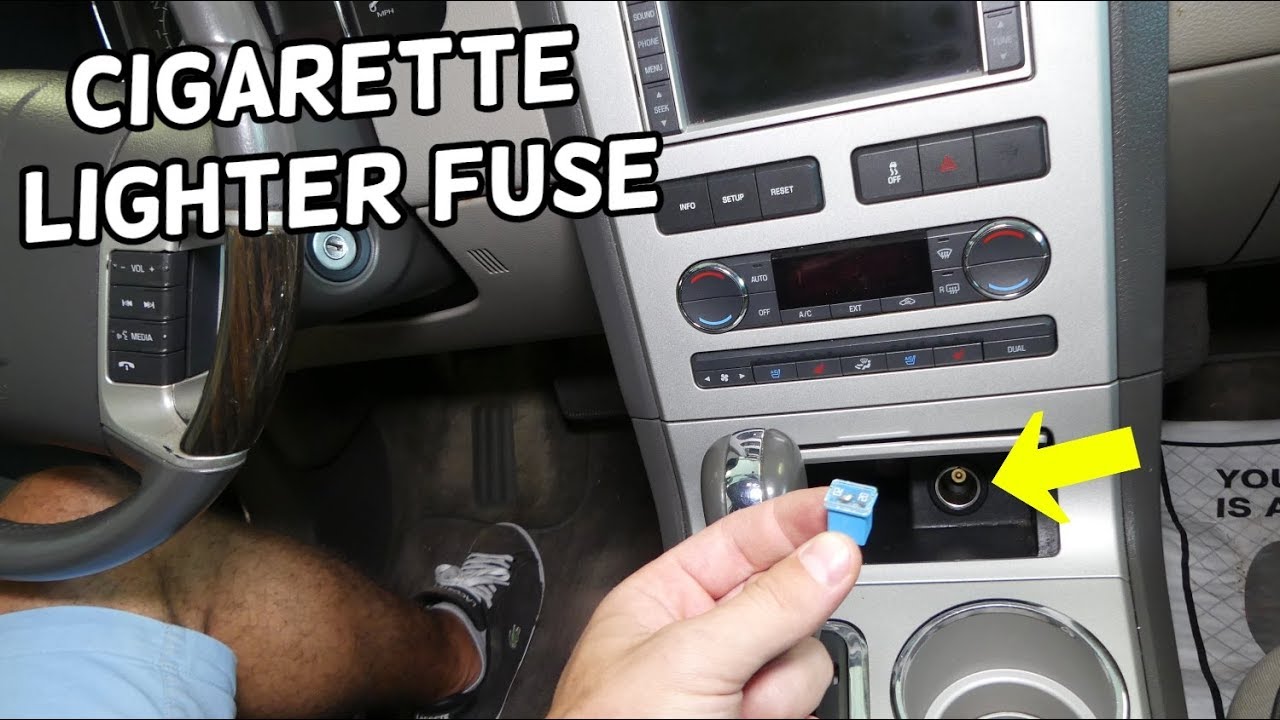 LINCOLN MKX CIGARETTE LIGHTER FUSE LOCATION REPLACEMENT. CIGARETTE LIGHTER SOCKET NO POWER PHONE NOT