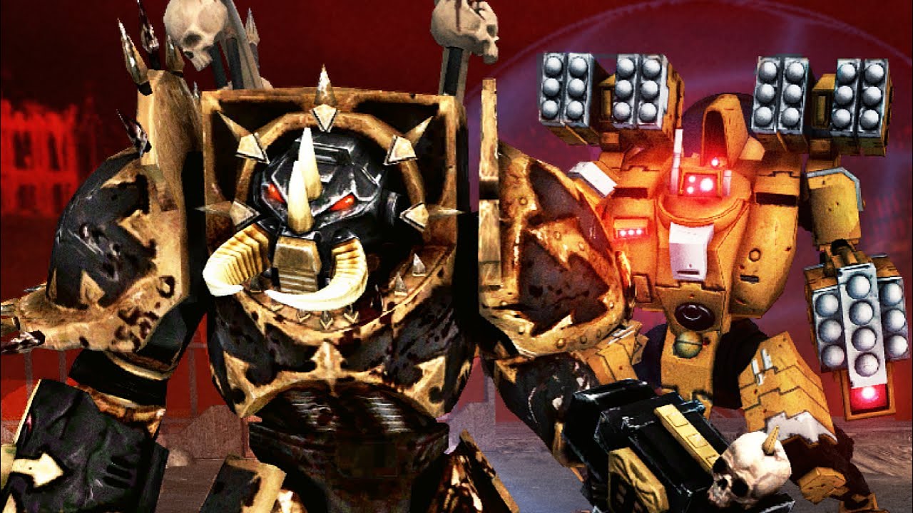 MEN OF WAR: WARHAMMER 40K MOD ▶ Chaos Space Marines vs Tau Empire