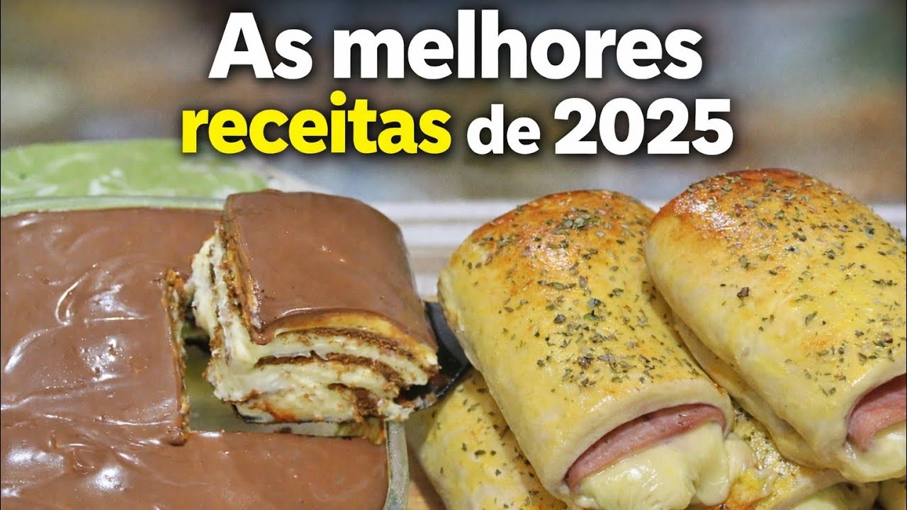 AS RECEITAS QUE MAIS FIZERAM SUCESSO EM 2025!