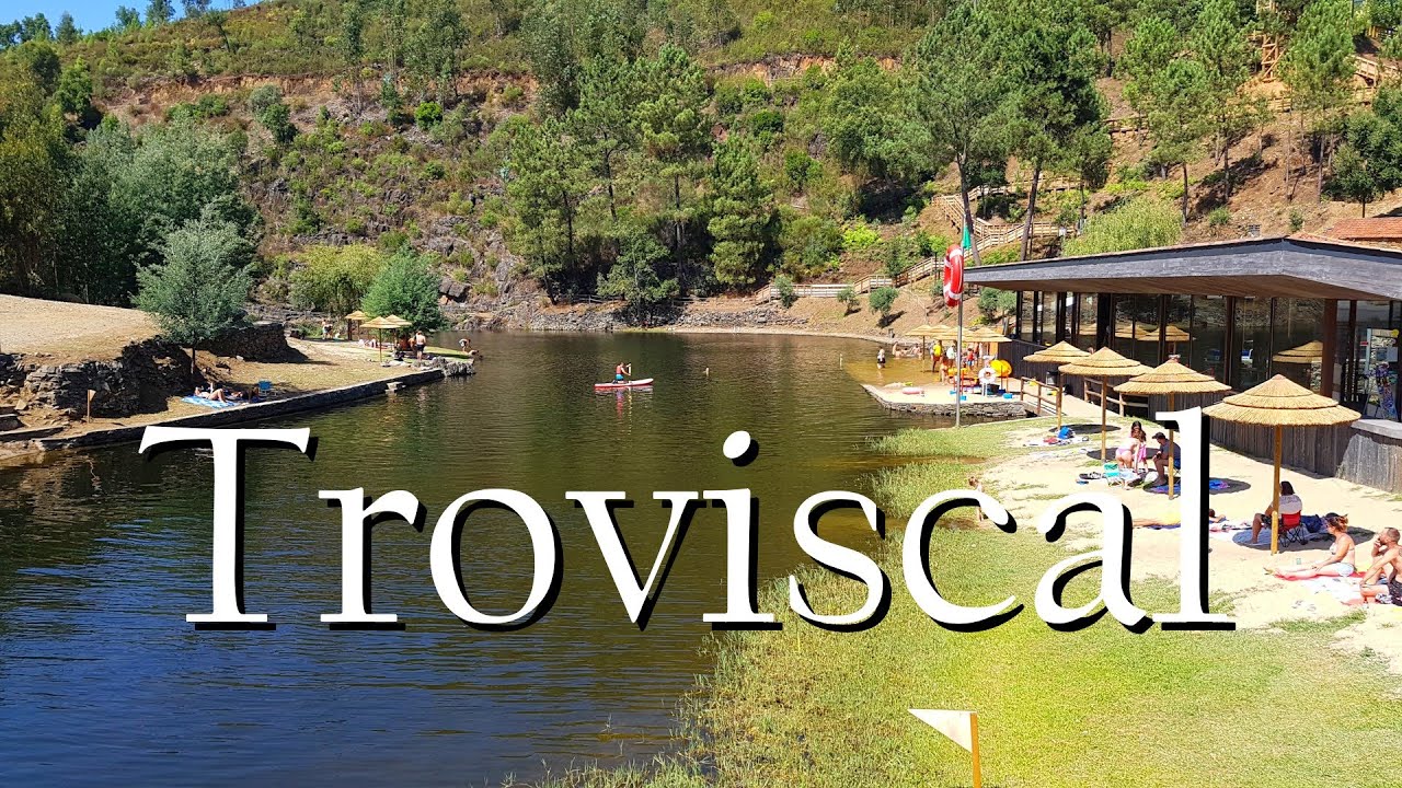 Troviscal River Beach, Sertã, Portugal