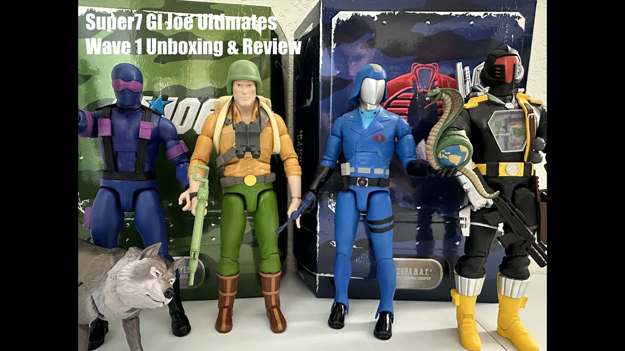 Super7 GI Joe Ultimates Wave 1 Unboxing & Review!