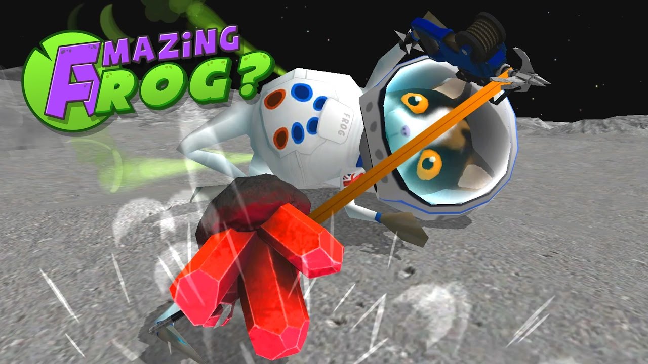 Moon Worm Fishing and Finding Moon Crystals! - Let's Play The Amazing Frog Gameplay