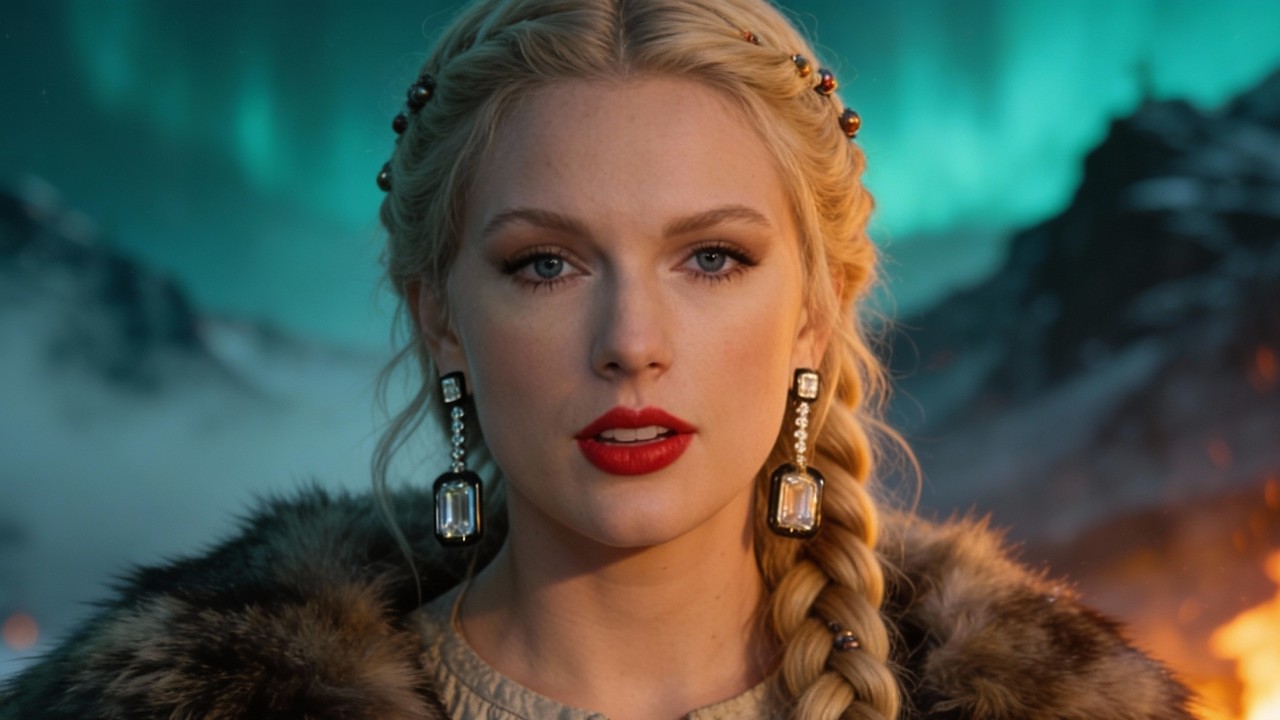 If Taylor Swift was a Viking Shield-maiden...Acapella Chant  (My Tears Ricochet AI cover )