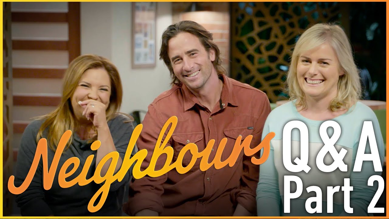 Neighbours Q&A - Rebekah Elmaloglou (Terese), Kip Gamblin (Brad) & Kate Kendall (Lauren) - Part 2