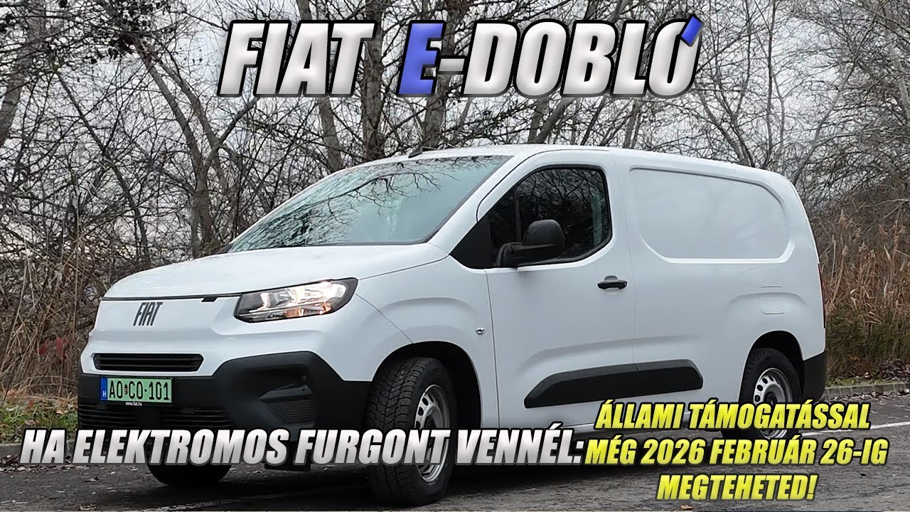 FIAT E-DOBLO,  Ez a Doblo más mint amit ismerhettél.