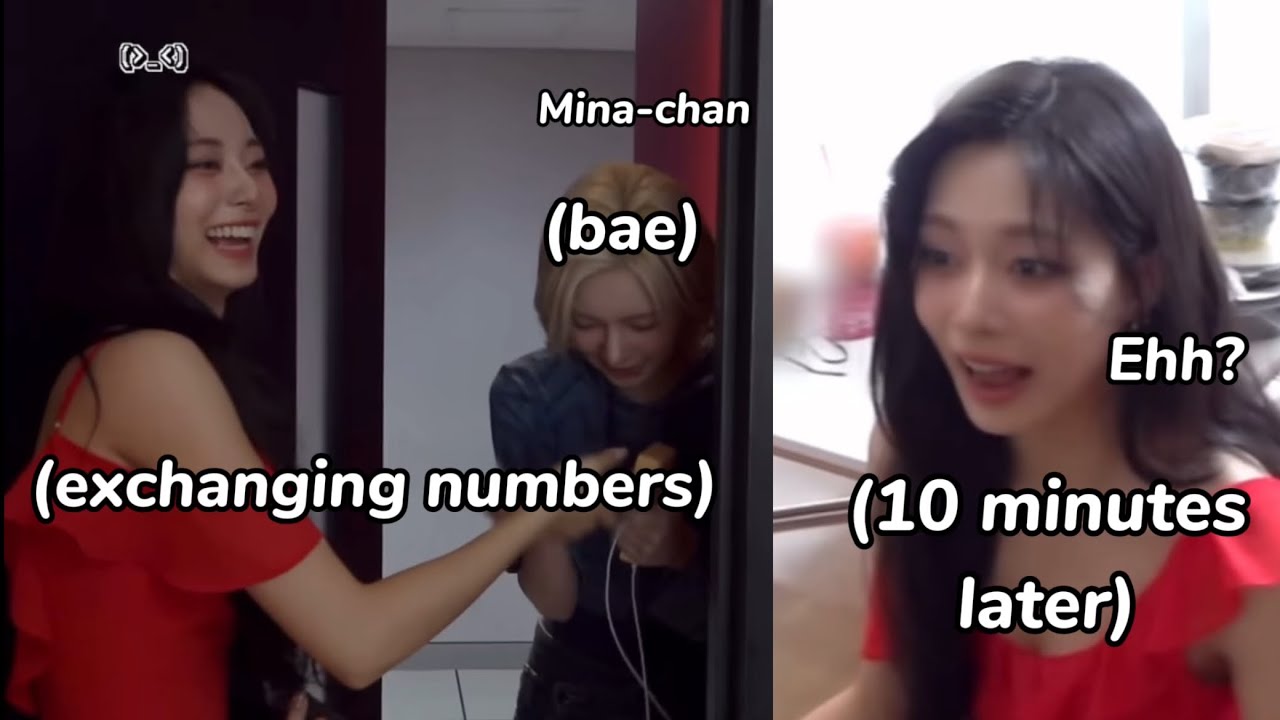 tzuyu *accidentally* gave this junior of her the wrong number