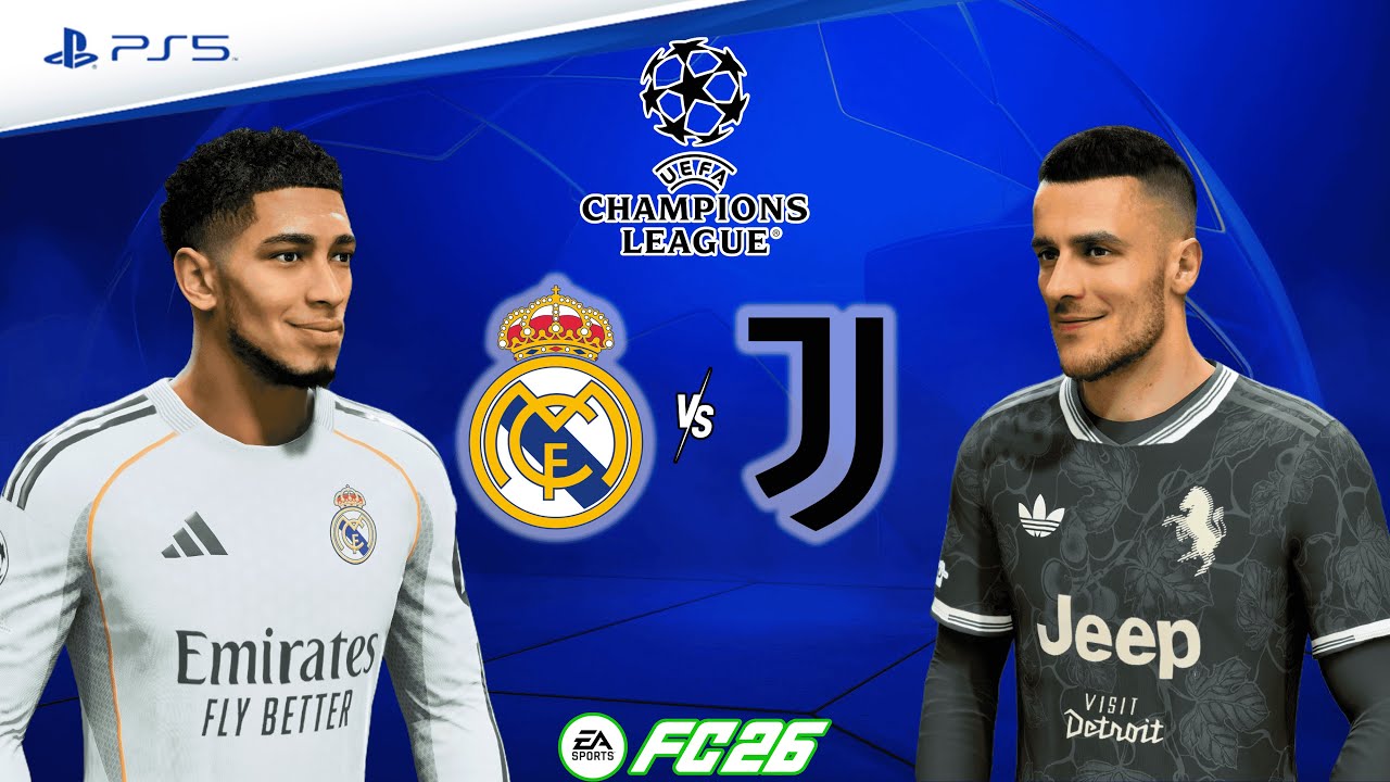 FC 26 - Real Madrid vs. Juventus | UEFA Champions League 25/26 | Full Match | PS5&trade;[4K]
