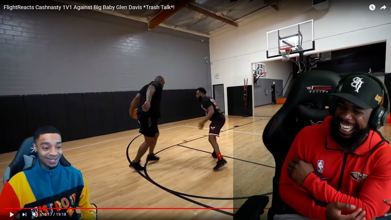 FLIGHT YOU TRIPPING BRUH! FlightReacts Cashnasty 1v1 Against Big Baby Glen Davis *Trash Talk*!