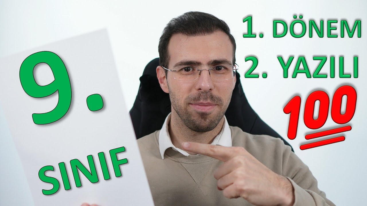 1. Dönem 2. Yazılı 9. Sınıf (❄️🌧️⛅️☀️ Her türlü koşula hazır ol!)
