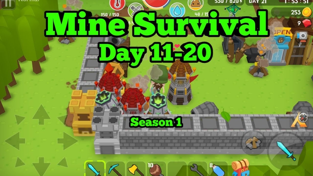 Mine Survival | Day 11-20 | Normal Mode | S1