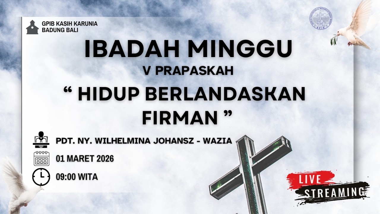 GPIB KKBB | Ibadah Minggu V Prapaskah |1 Maret 2026