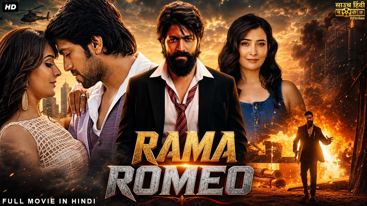 ROMEO RAMA - Hindi Dubbed Full Movie | Yash, Radhika Pandit | South Romantic Action Movie