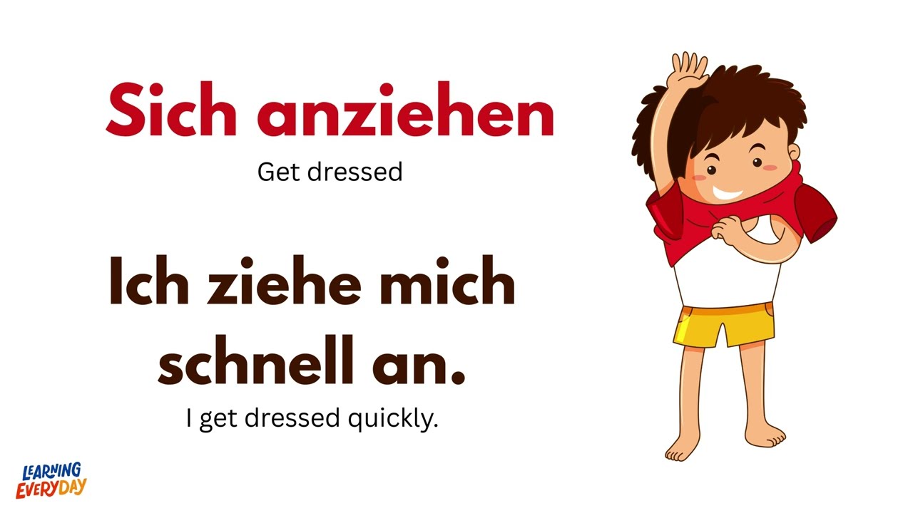 Learn German Fast | 30 Daily Activities in German