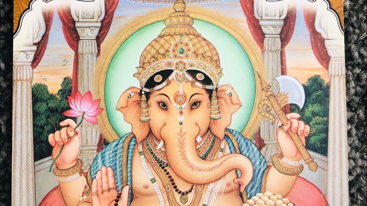 ASMR Ganesh Visualisation with Sitar