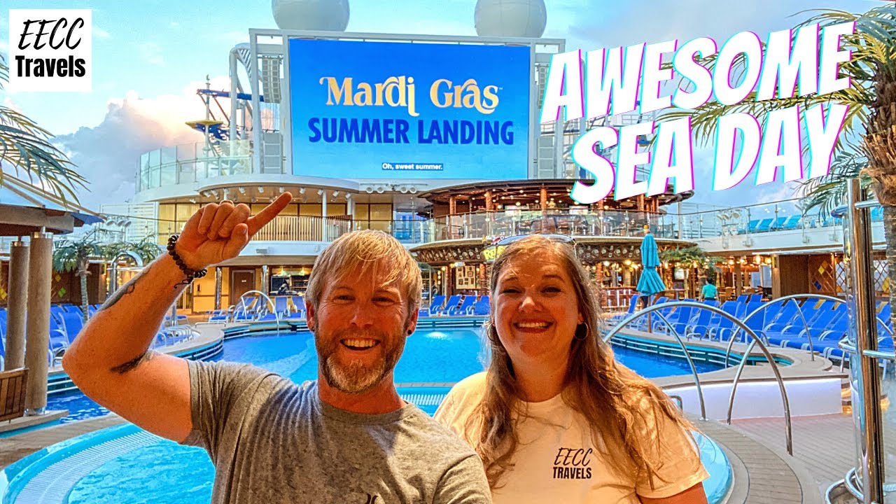 Awesome SEA DAY on Carnival Mardi Gras (Lots of fun Randomness!)