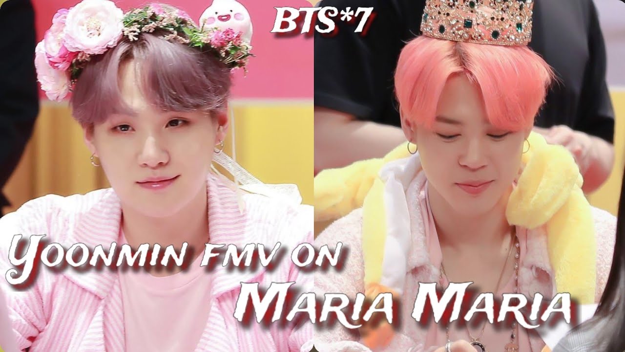 req vid💜Yoonmin fmv on Maria Maria from partners|Suga and jimin fmv Maria Maria|yoonmin hindi mix 💜