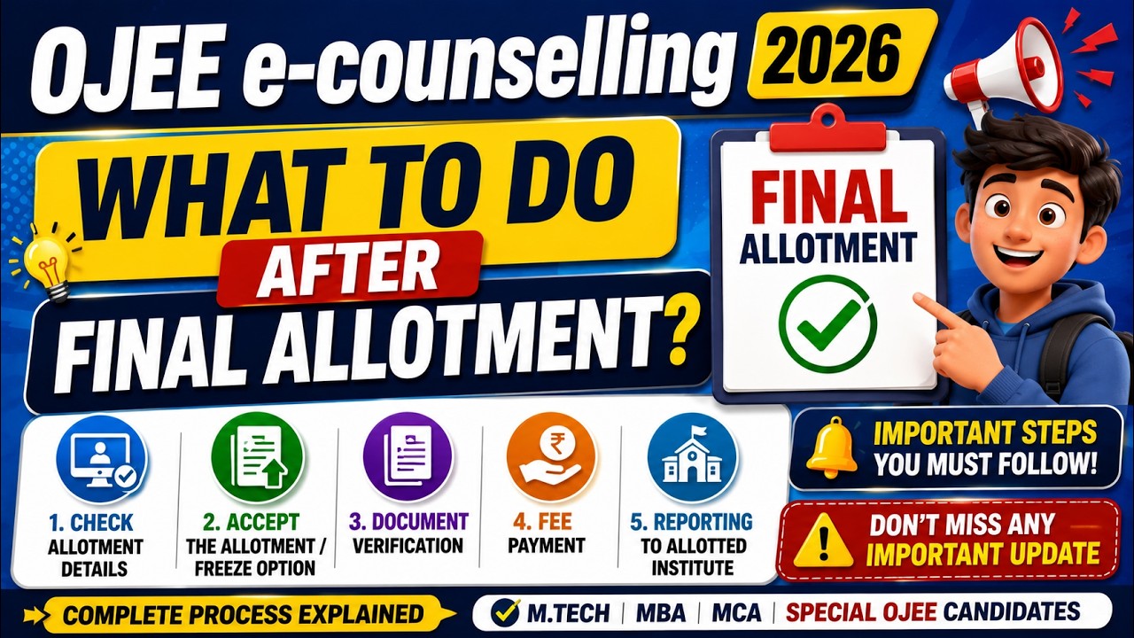 What to Do After Final Allotment? | Complete Step-by-Step Proces