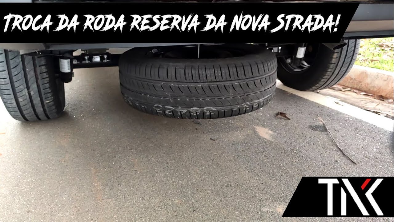 Troca da roda reserva da Nova Strada! É fácil?