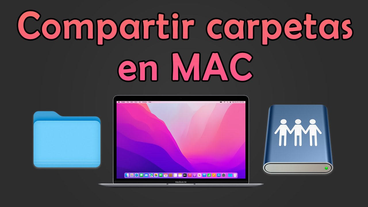 Cómo compartir carpetas 📁 en MAC 🖥️ y acceder desde Windows o MAC