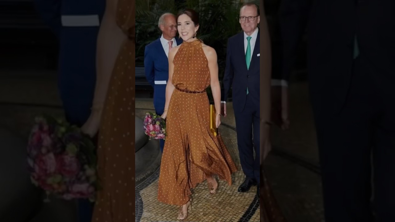 Princess Mary of Denmark Stepped Out in Stunning Polka Dot Gown! Want Her Style?? #princessmary