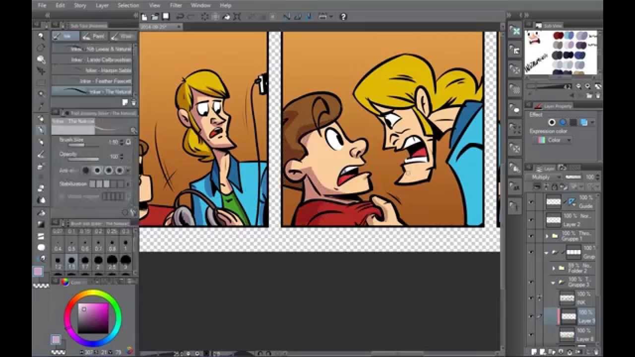 Existenzfragen - Speed Art - BTW Comic