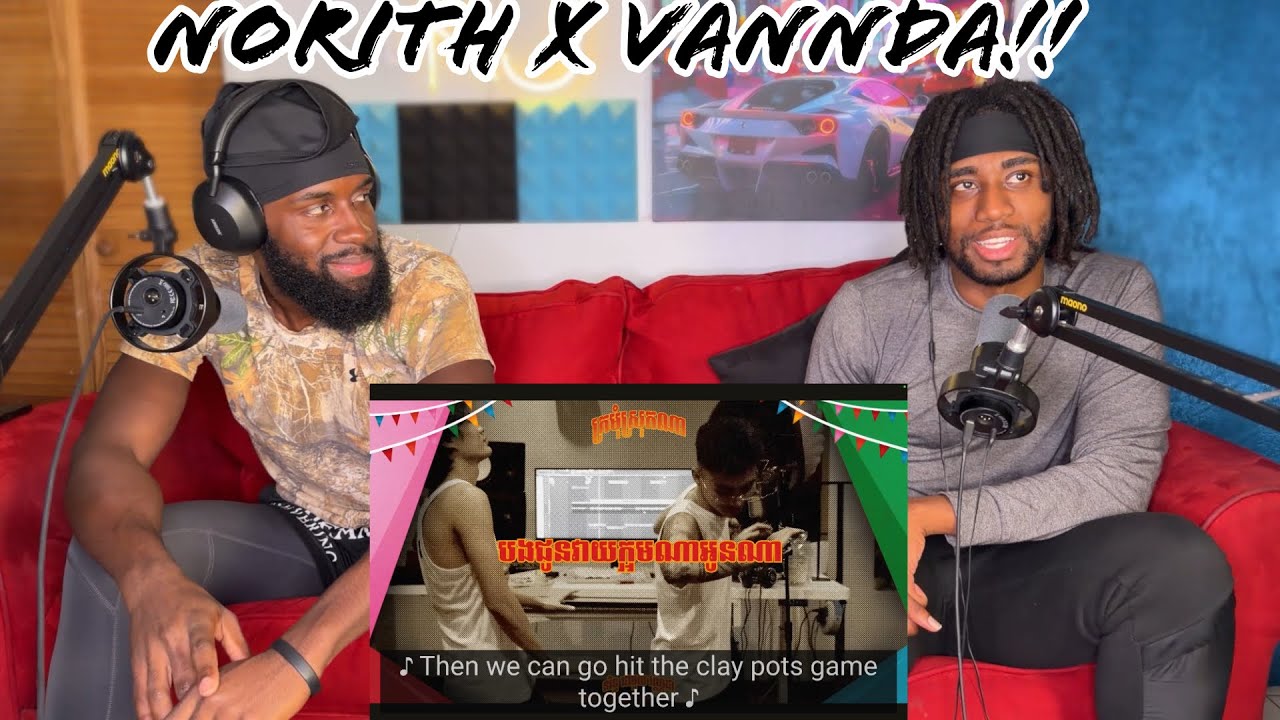 NORITH - ក្រមុំស្រុកណា ft. VANNDA (OFFICIAL LYRIC VIDEO) Reaction!!!