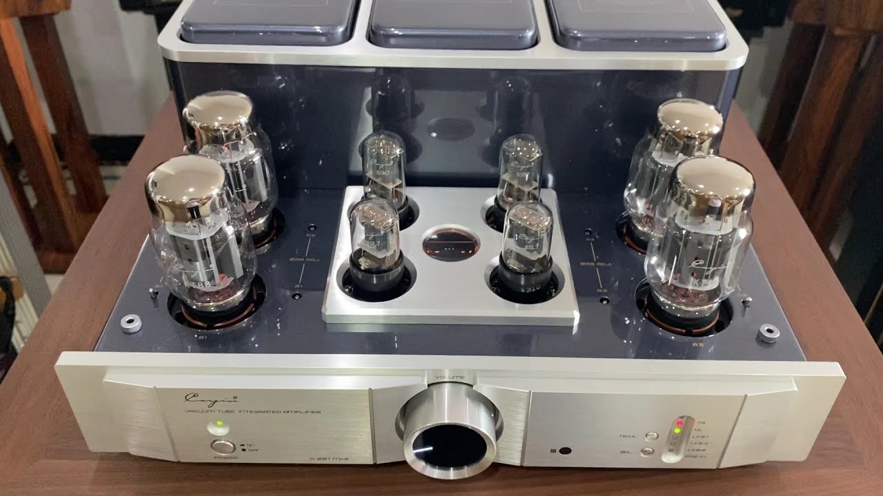 Cayin A-88T MK2 tube KT88 Integrated amplifier audiophile power amp testing