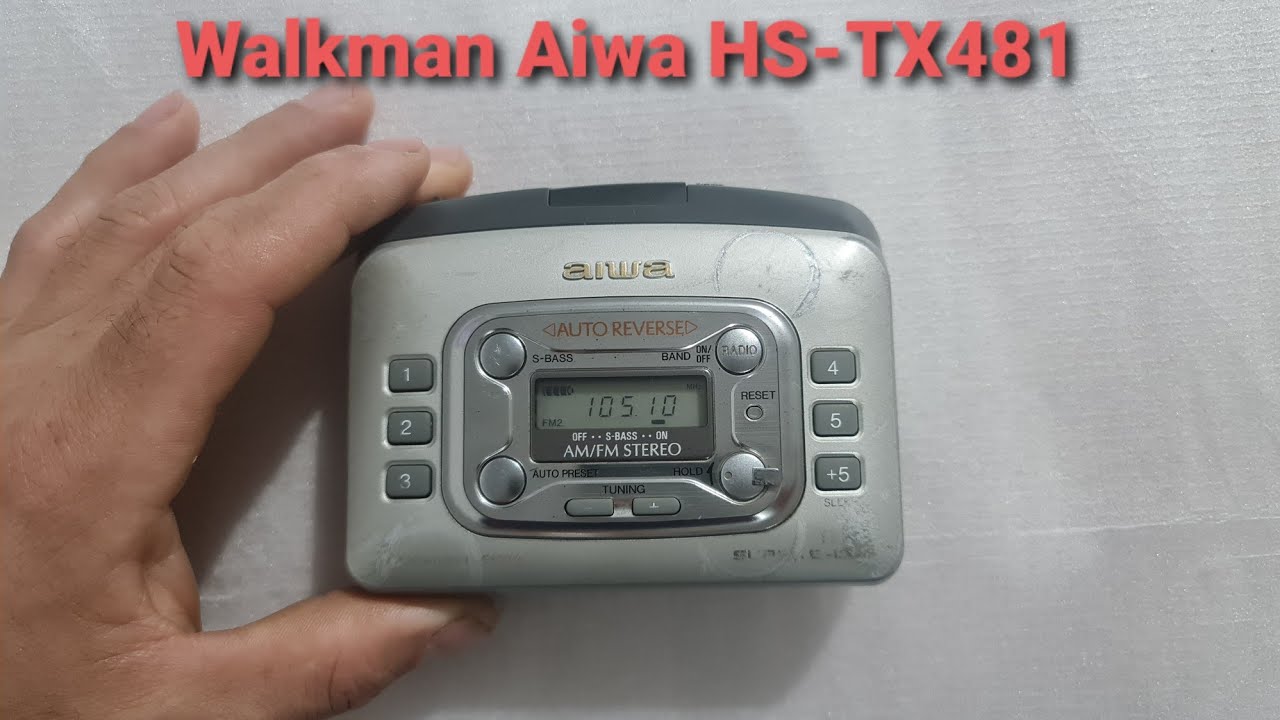 Walkman Aiwa HS-TX481 Nostálgico