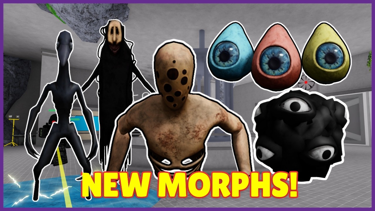 How To Get ALL 7 NEW MORPHS in SCP MORPH - ROBLOX