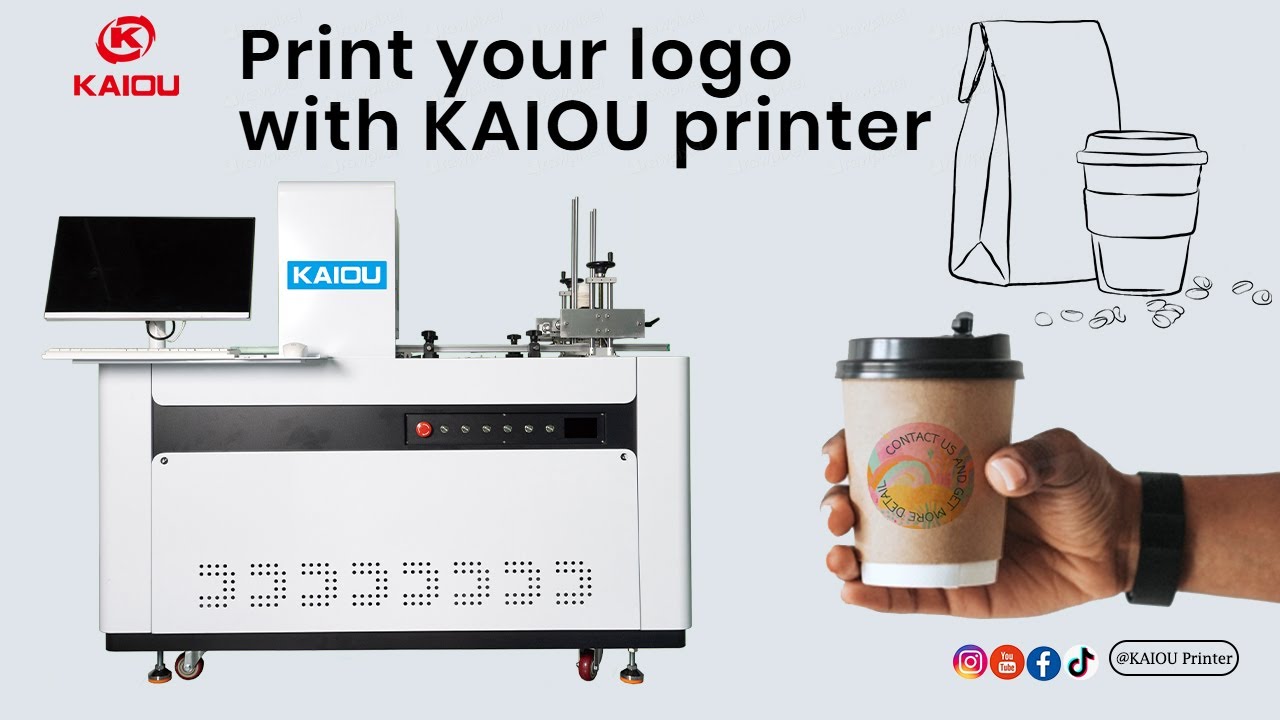 Make it easy~ Custom Cup Printing with kaiou printer