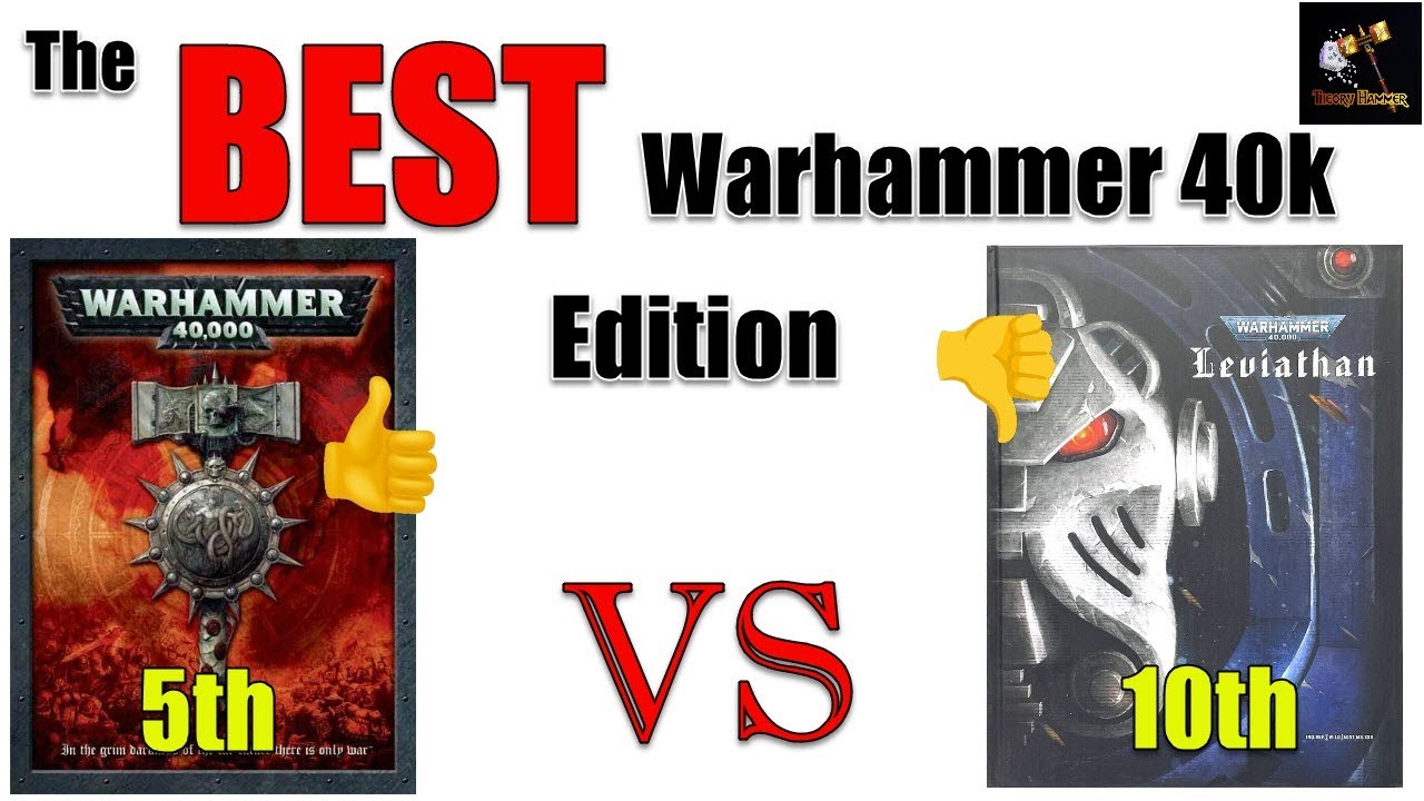 Was This The BEST Edition Of Warhammer 40k? - 5th Edition Vs 10th Edition Comparison