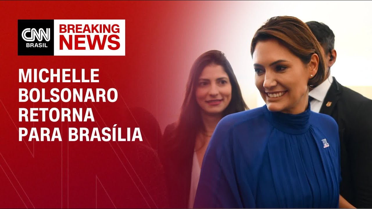 Michelle retorna para Bras&iacute;lia ap&oacute;s pris&atilde;o de Bolsonaro | CNN NEWSROOM