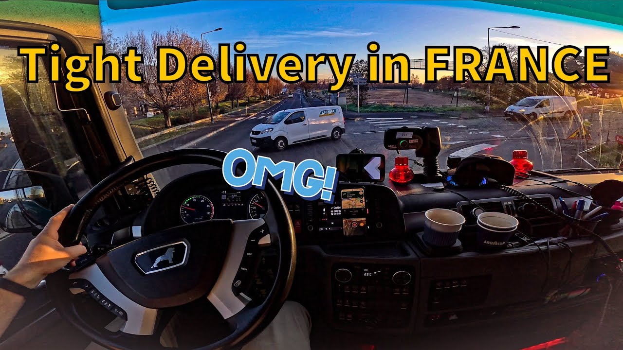 Dangerous Moment in Traffic! 🫣 + Tight Deliveries in France & Docking Bonus 🔥