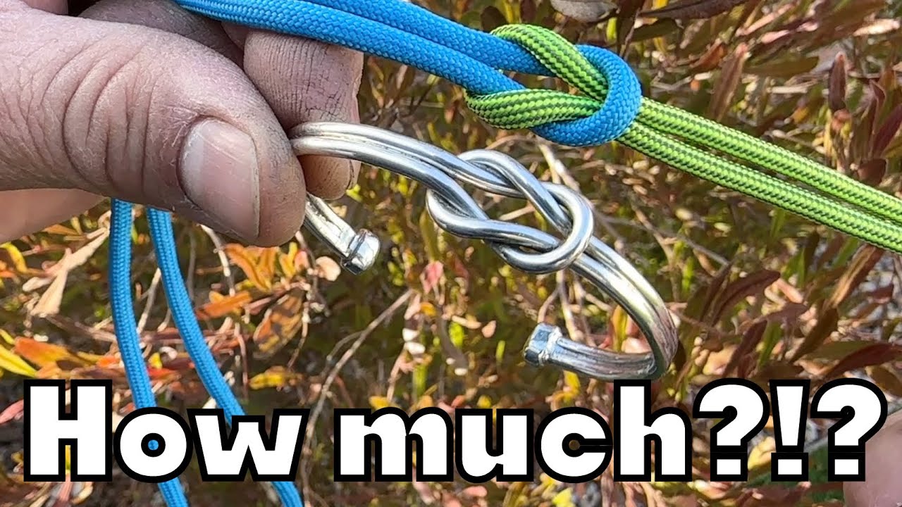 The most expensive knot I’ve ever tied 