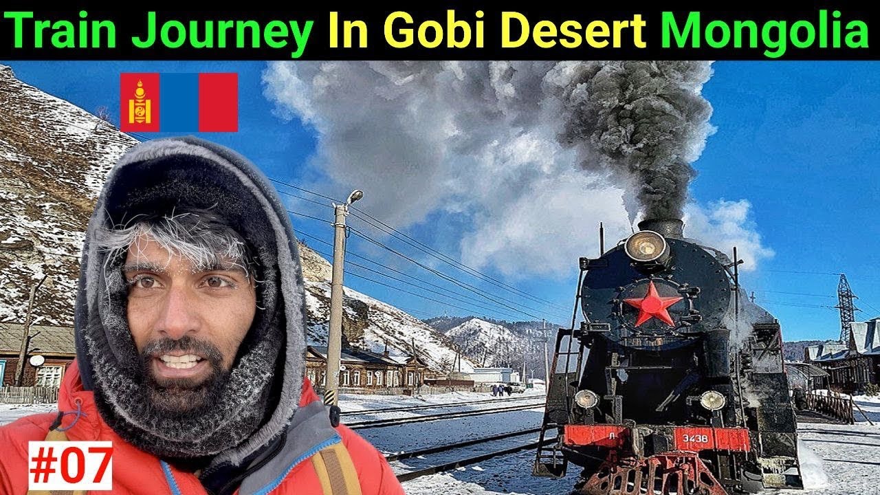 Trans Siberian Train Journey In Gobi Desert Mongolia 🇲🇳 | The Indo Trekker |