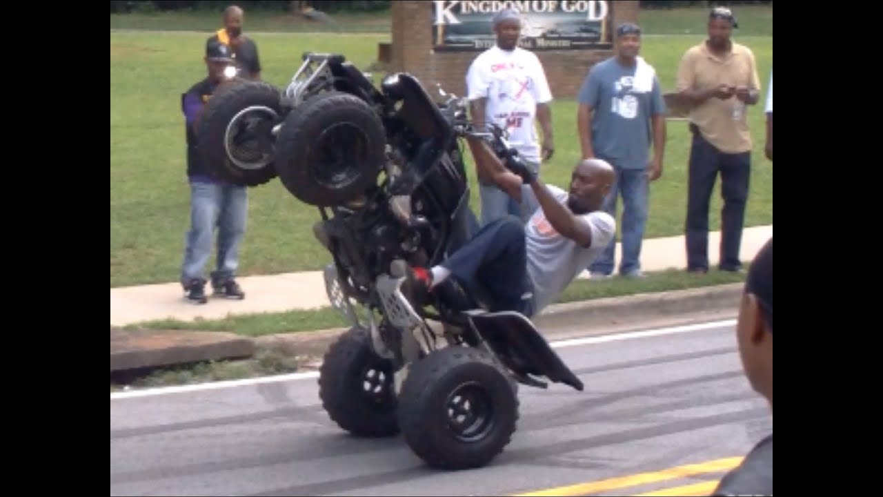 ATV Stunts in the Hood