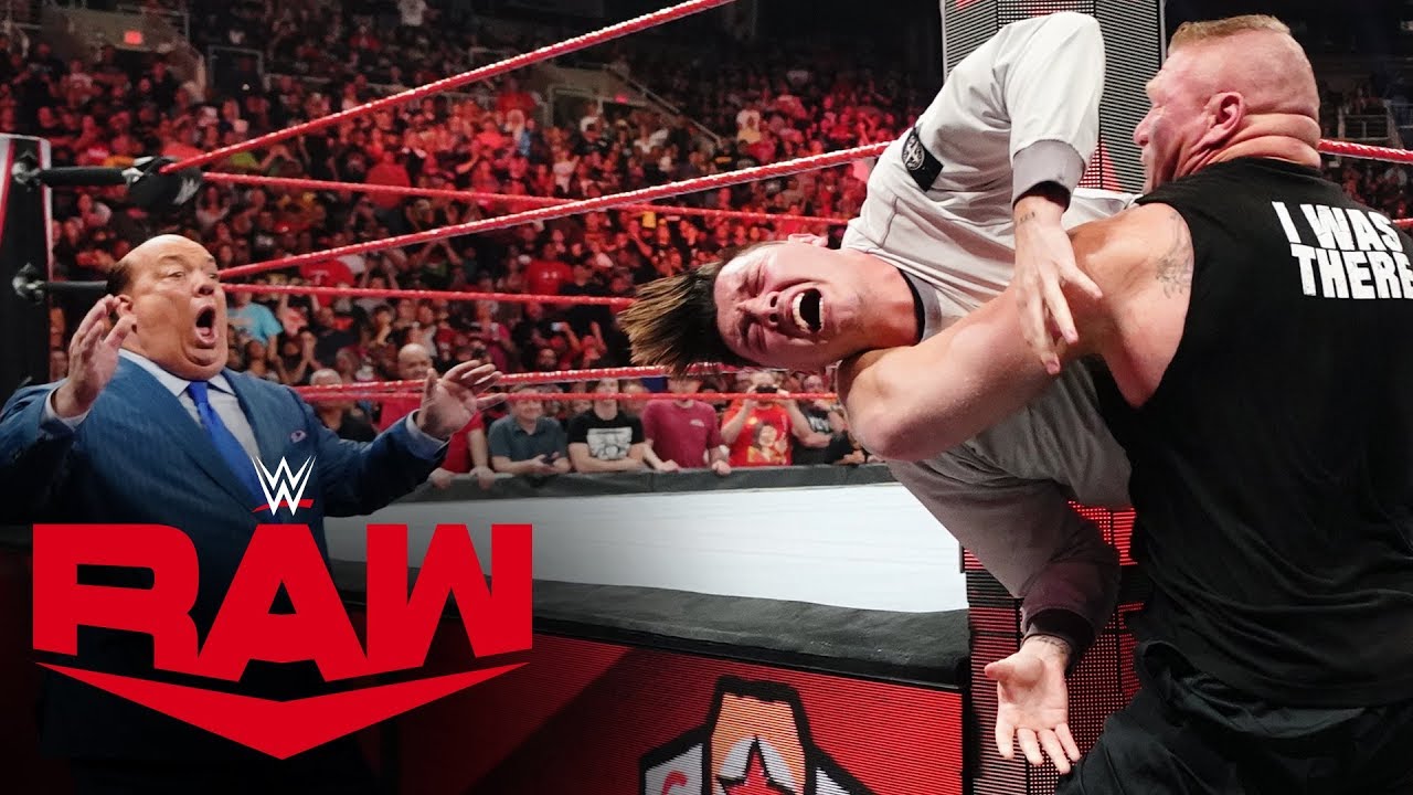 Брок Леснар жестоко нападает на Рея Мистерио и его сына: Raw, 30 сентября 2019 г.