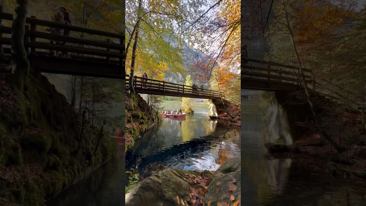 Blausee, Switzerland, Autumn time